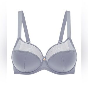 Understance Anya Smooth FlexWire Bra In Storm Grey Size 34DDD